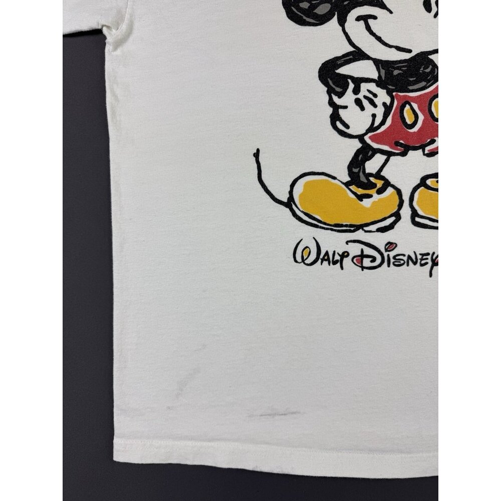 Rare Vintage 90s Mickey Mouse Walt Disney World White Shirt Art Cartoon Movie XL - Picture 6 of 9
